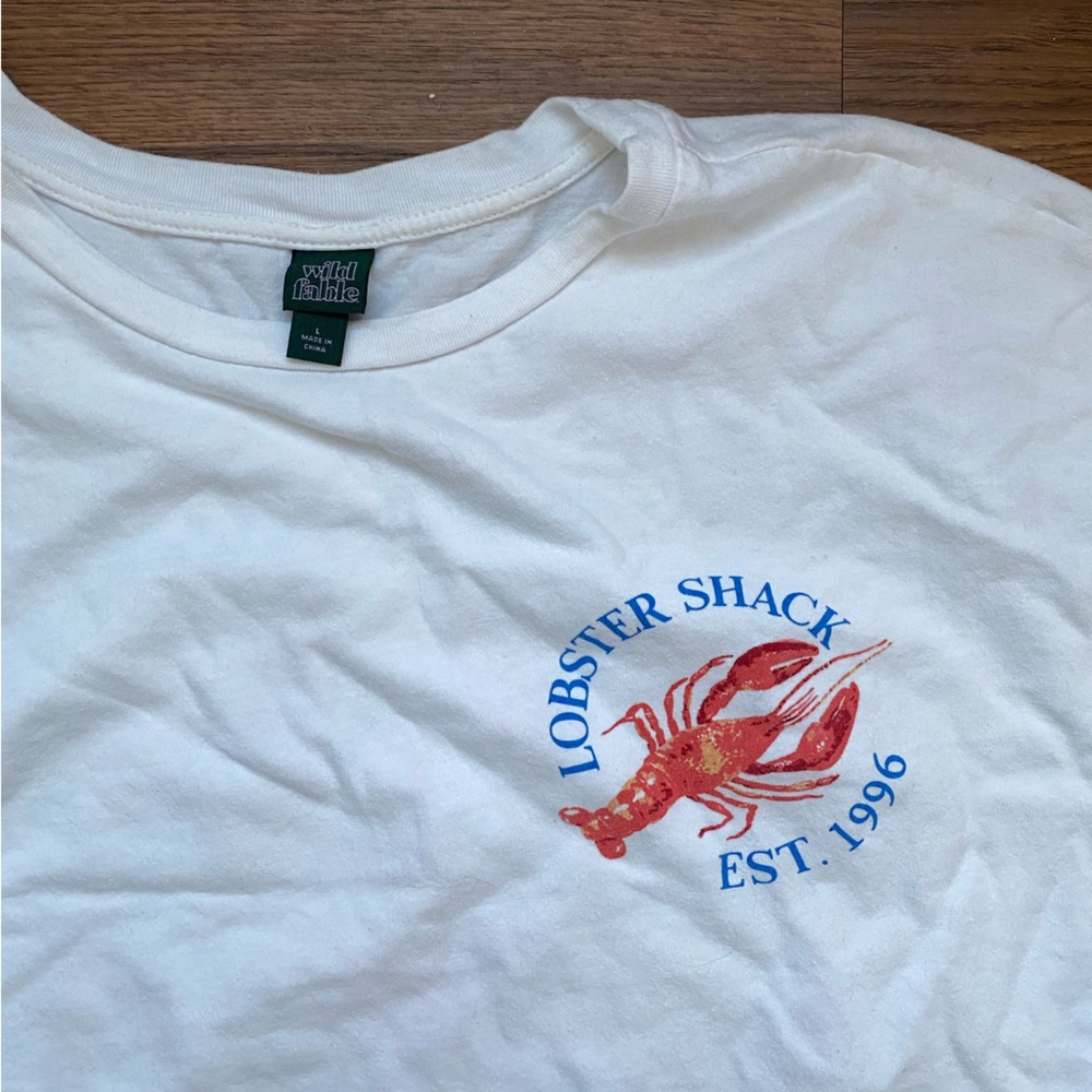 Wild Fable White Lobster Shack Tee